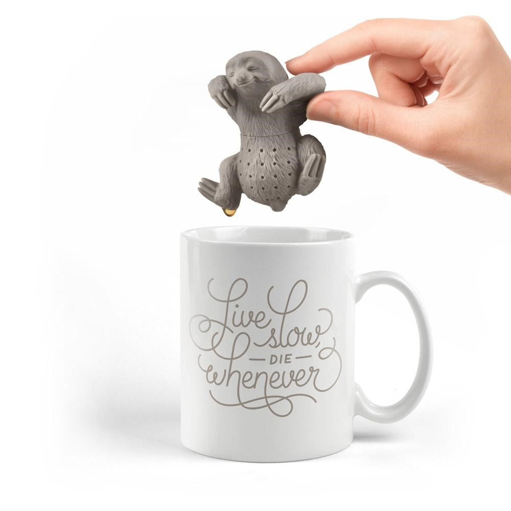 Infuseur à Thé Paresseux 2 Pièces - Passoire Silicone Réutilisable, Design Mignon Pour Thé En Vrac
