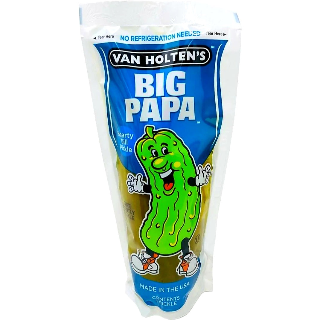 Dill Pickel Jumbo Big Papa Cornichon Van Holten's Au Bal Masqué