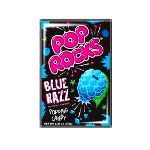 Pop Rocks à saveur de framboises bleues