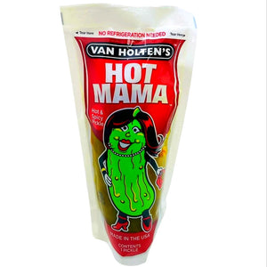 Dill Pickel Jumbo Hot Mama Cornichon Van Holten's