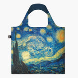 Sac de magasinage réutilisable avec pochette La nuit étoilée de Vincent Van Gogh